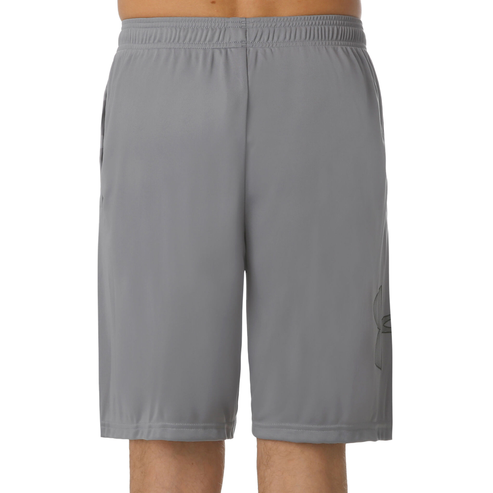Мужские теннисные шорты Under Armour Tech Graphic Shorts Men - Grey, Dark Grey