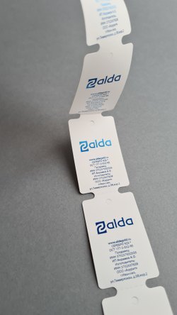 Печать синей фольгой