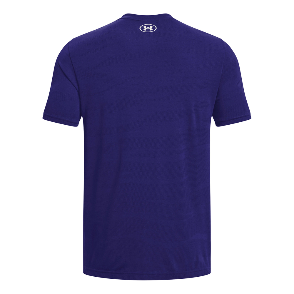 Мужское теннисное поло Under Armour Seamless Wave Men - Dark Blue, Blue