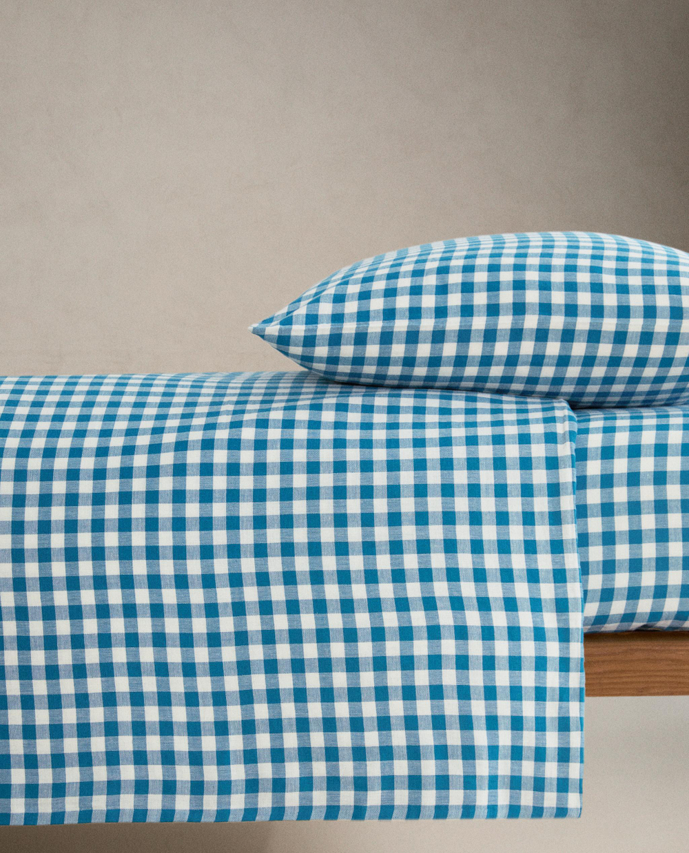 Пододеяльник Zara Home, хлопок 100%, в клетку, 1660/088