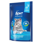 Сухой корм для котят BRIT PREMIUM с курицей и лососем "Cat Kitten", 0.4кг