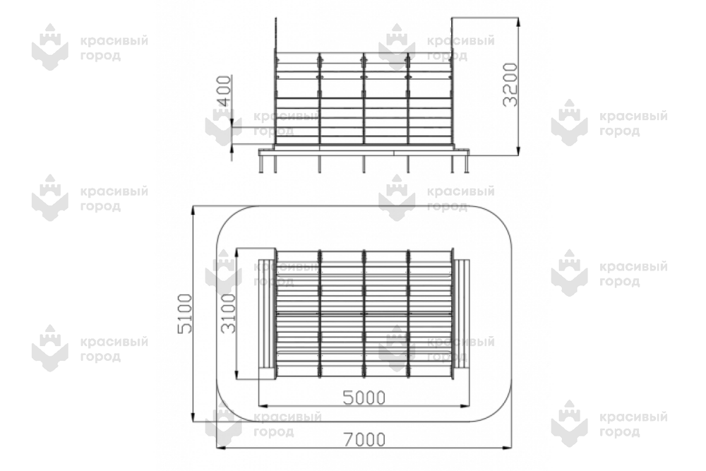 Беседка Яблоко