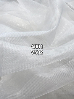Тюль однотонный сетка Перу (4001)