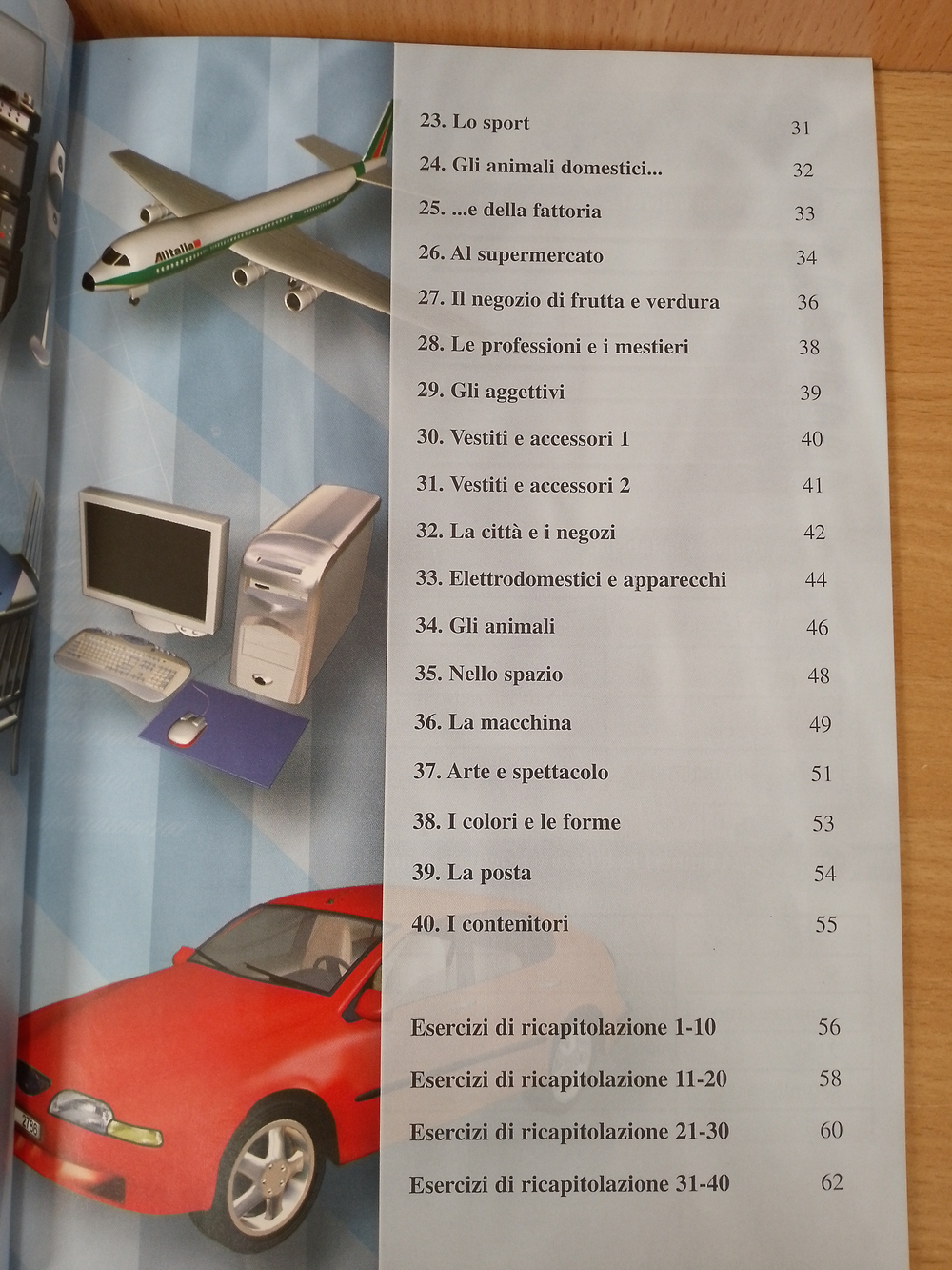 Vocabolario Visuale Quaderno degli esercizi