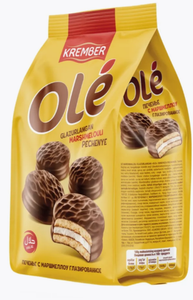 ПЕЧЕНЬЕ KREMBER OLE С МАРШМЕЛЛОУ ГЛАЗИРОВАННЫЙ 182ГР