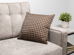 Подушка 45*45 арт. Труссарди 22-1 (коричневая)