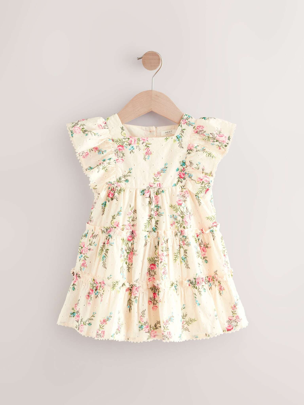 Платье для девочки Next E99-251, Кремовый