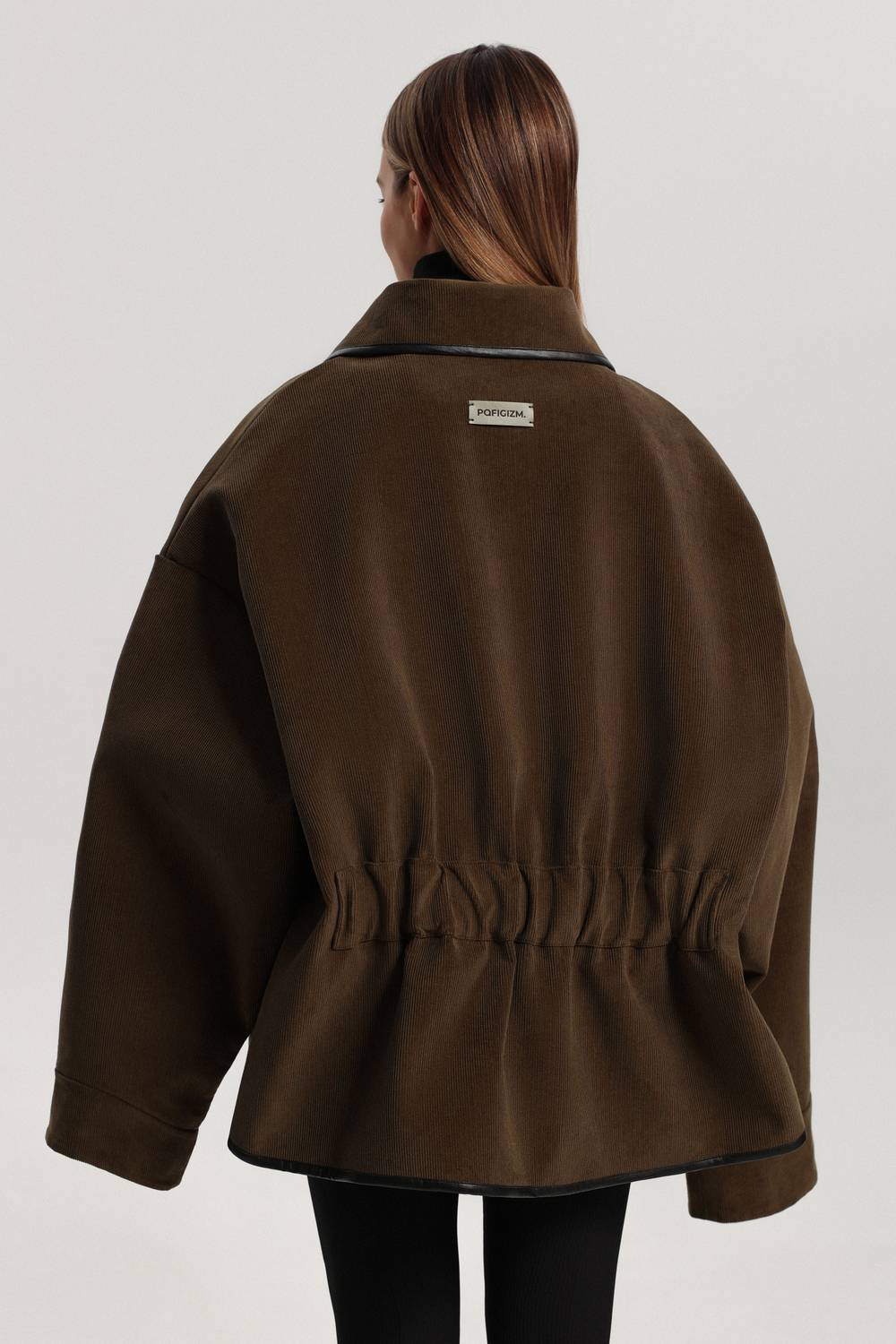 Бомбер двусторонний из вельвета