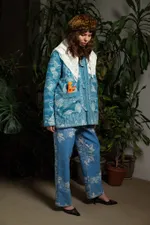 Куртка Soeurs Цвета Морской Волны / Sea Wave синяя