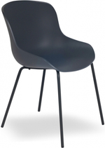 Стул пластиковый Papatya Globe-S ML, антрацит