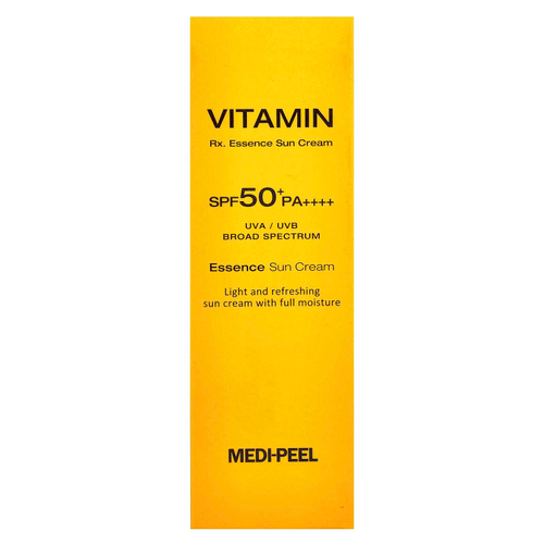 Medi-Peel, солнцезащитный крем-эссенция с витаминами, SPF 50+ PA++++, 50 мл (1,69 жидк. унции)