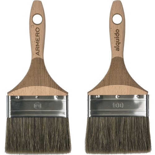 Кисть малярная ARMERO 100*19мм для лаков и красок на основе растворителя   A801/100