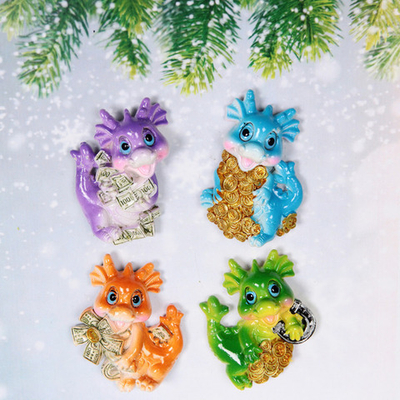 Магнит «Милый Дракоша» 7*5,5 см, микс