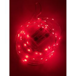 ENIN -5NR ЭРА Гирлянда LED Нить 5 м красный свет, АА