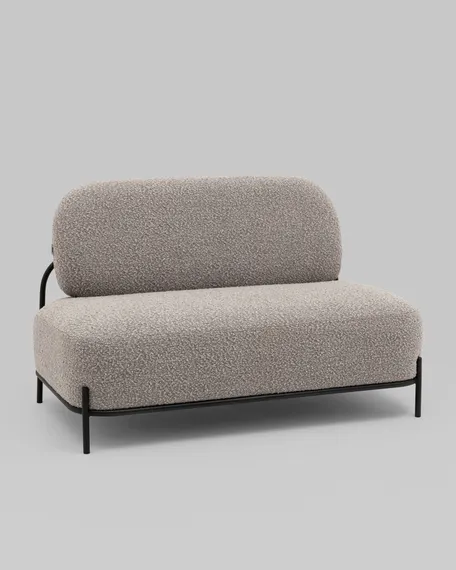 Диван Midnight серо-бежевое букле