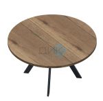 Стол DikLine RD100 опоры чёрные