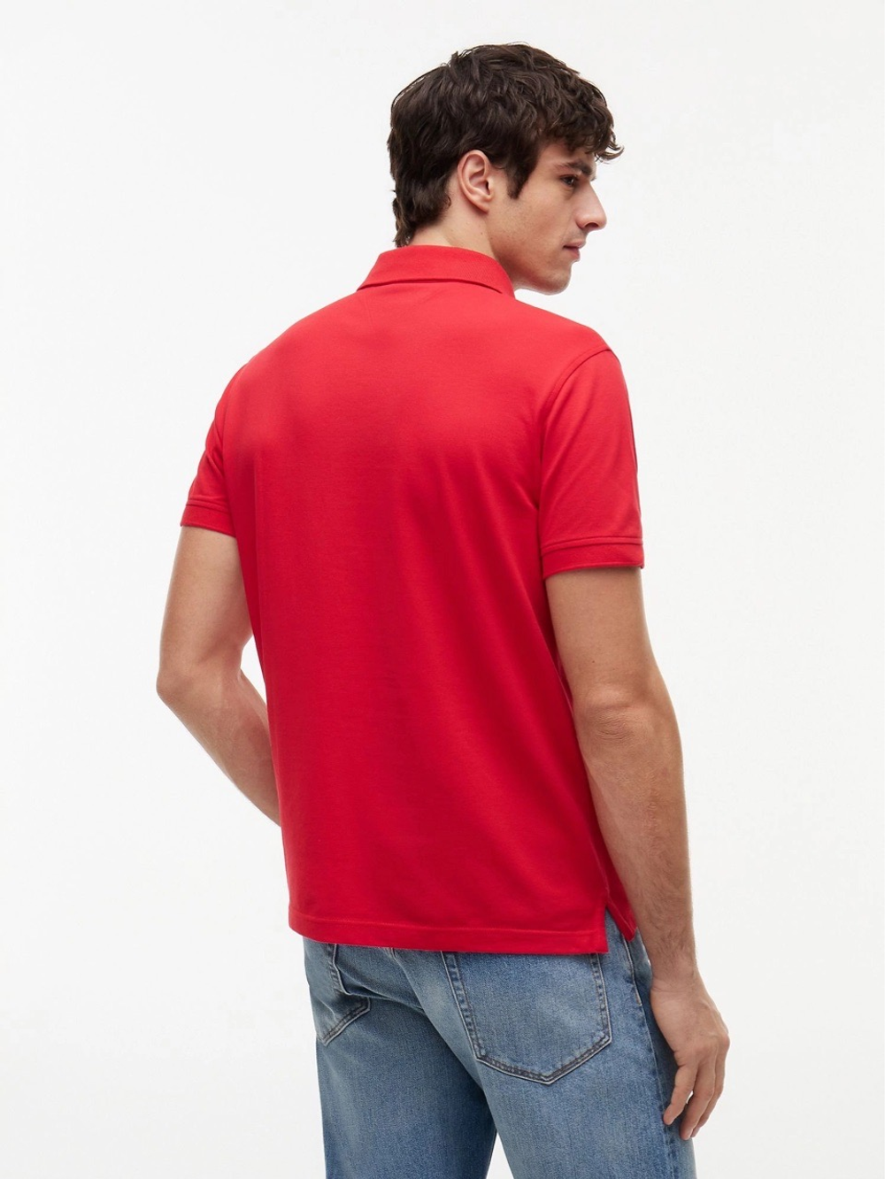 Поло Tommy Hilfiger Regular Fit Stretch Primary Red