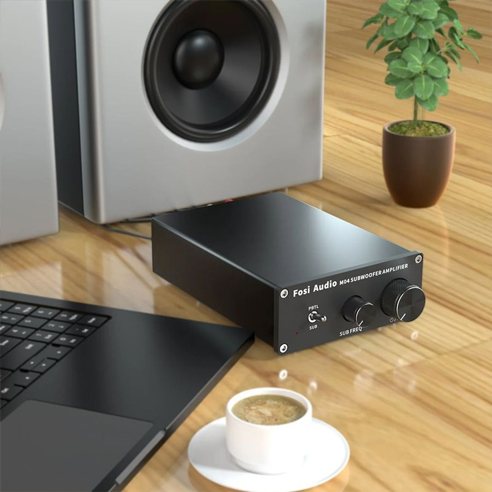 Усилитель для сабвуфера Fosi Audio M04 (19 В)