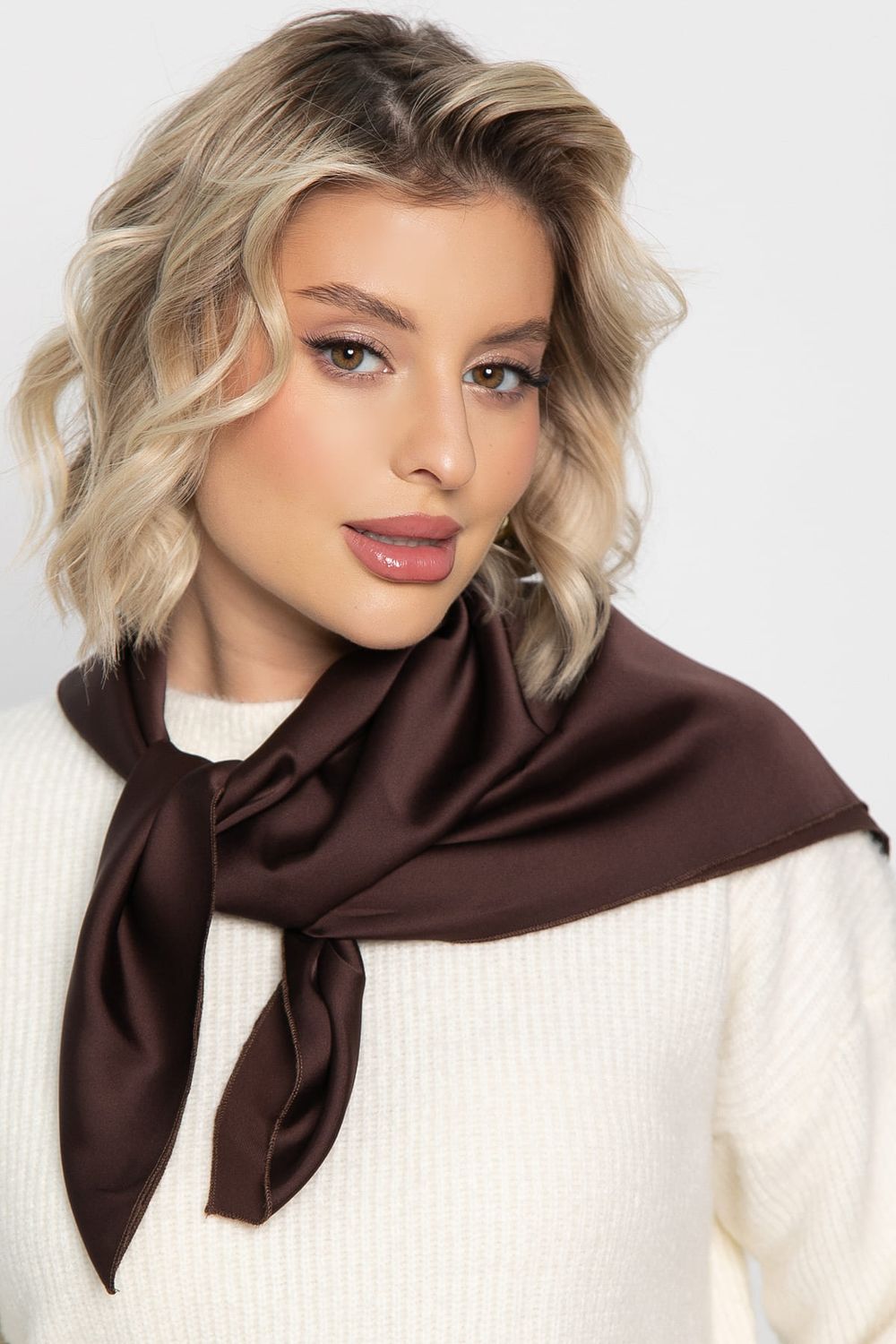 Косынка с завязками (шоколад) КЗВ9-53М LT Collection