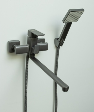 22010-P Смеситель для ванны (ГРАФИТ)  HANSEN  (10/1шт)