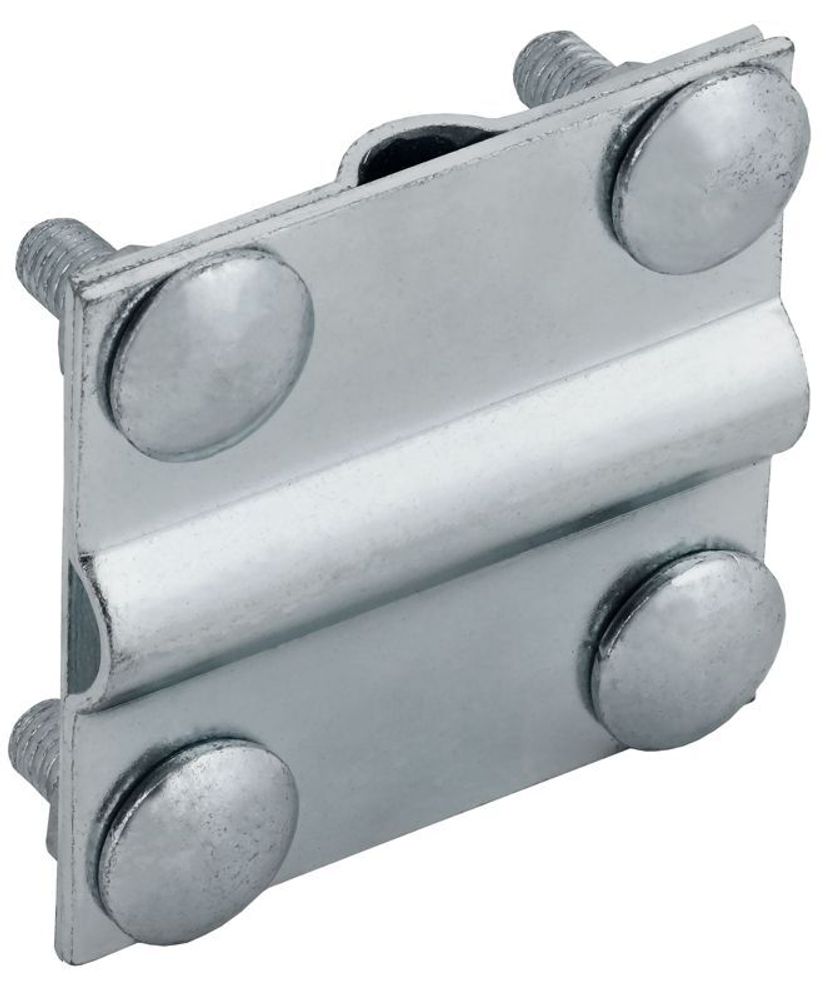 Зажим крестообразный полоса/пруток-полоса/пруток 40/12мм оцинк. сталь HDZ IEK ZCC13-14-1-12-40 Зажим крестообразный полоса/пруток-полоса/пруток 40/12мм оцинк. сталь HDZ IEK ZCC13-14-1-12-40