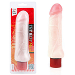 Простой вибратор большого диаметра The Best Man - 20 см. (Цвет: телесный)