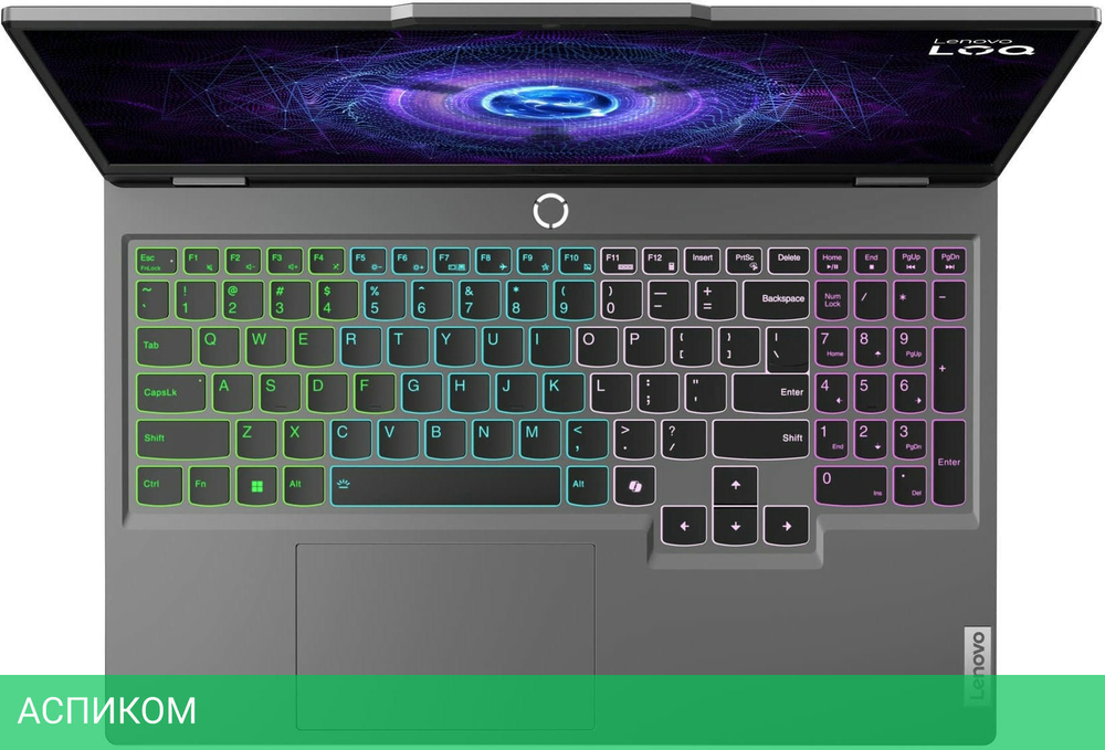 Ноутбук Lenovo LOQ 15IRX9 Luna Grey (83DV00NDRK)