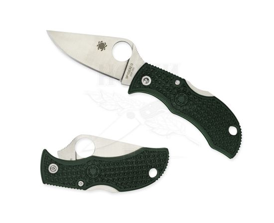 Складной нож Spyderco Manbug ZDP 189MGREP c клинком из стали ZDP-189, рукоять FRN