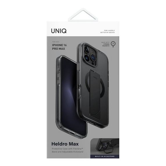 Чехол Uniq Heldro Max MagSafe для iPhone 16 Pro Max Smoke (IP6.9P(2024)-HELMMSMK)