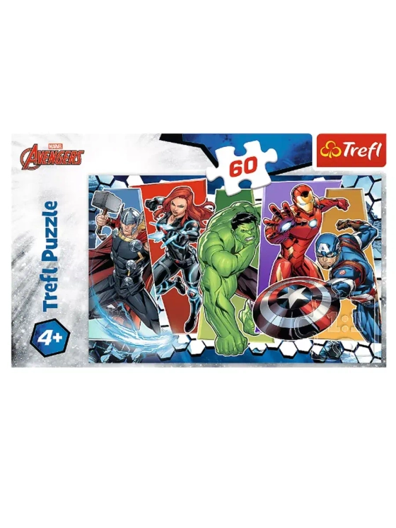 Пазлы для детей 3 4 5 лет 60 элементов Мстители