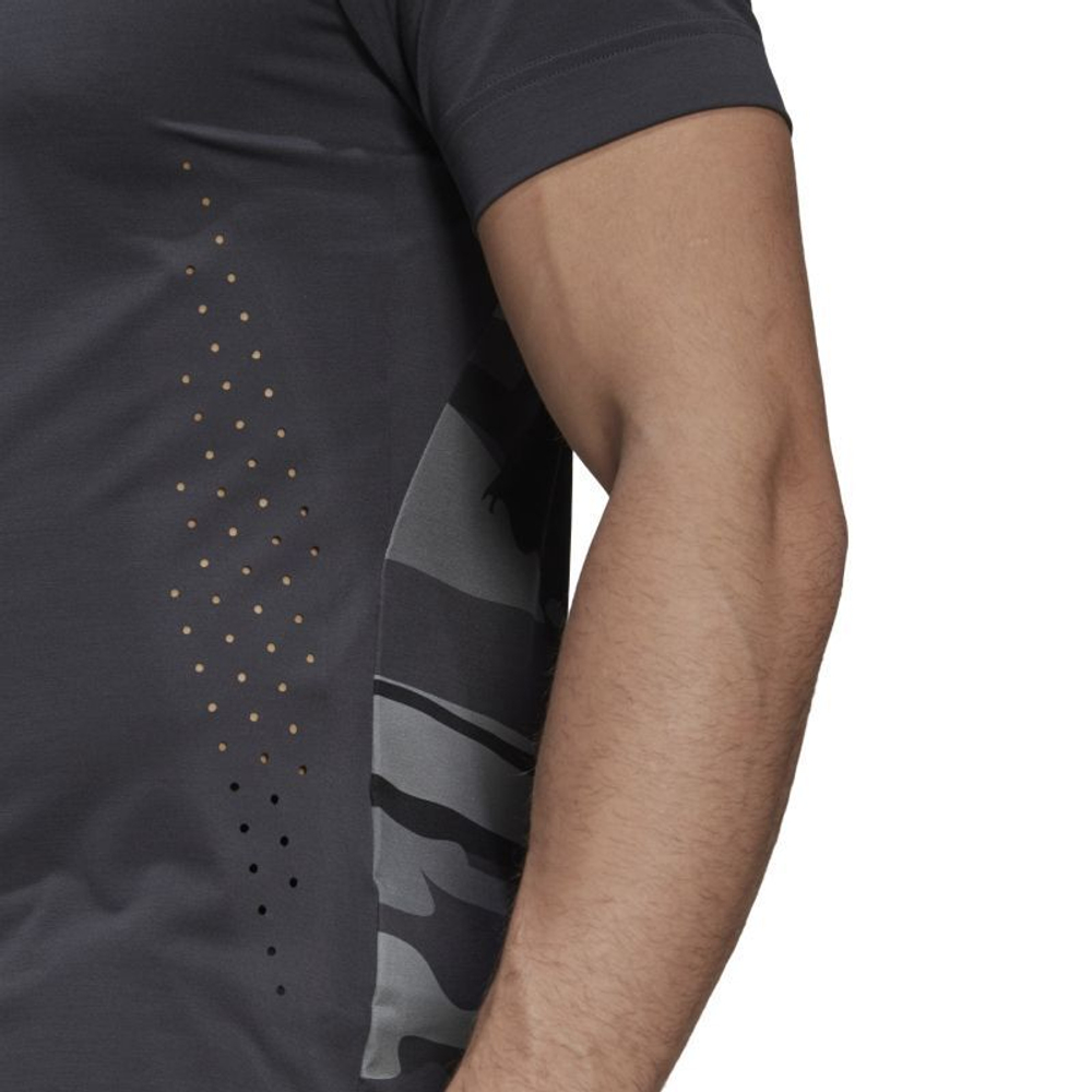 Мужская теннисная футболка Adidas New York Printed Tee - черный