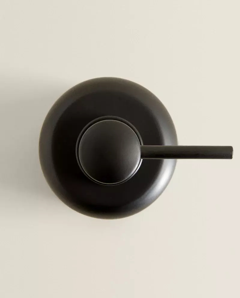 ZARA HOME ДОЗАТОР ДЛЯ МЫЛА ИЗ СМОЛЫ, ЧЕРНЫЙ