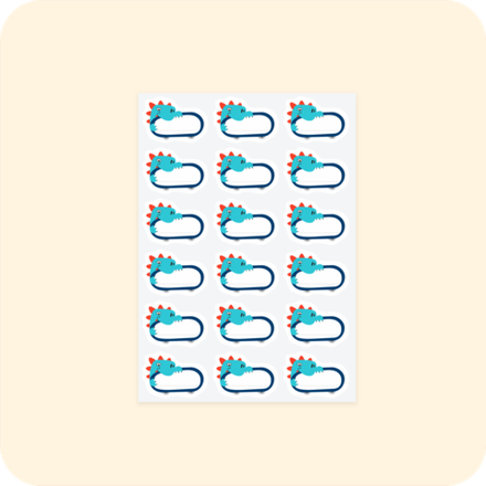 Термонаклейки на одежду. Динозавр