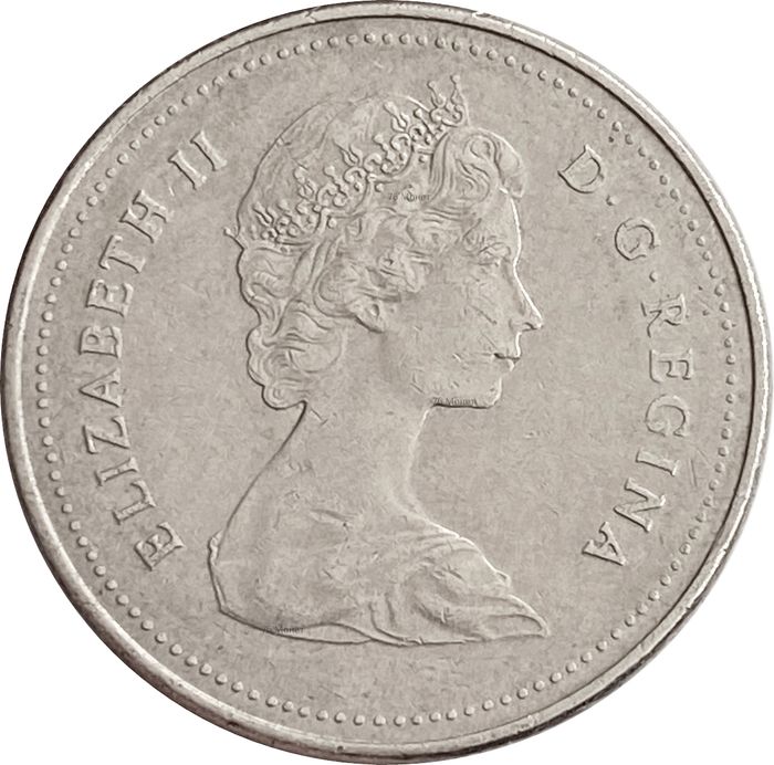 5 центов 1982-1989 Канада