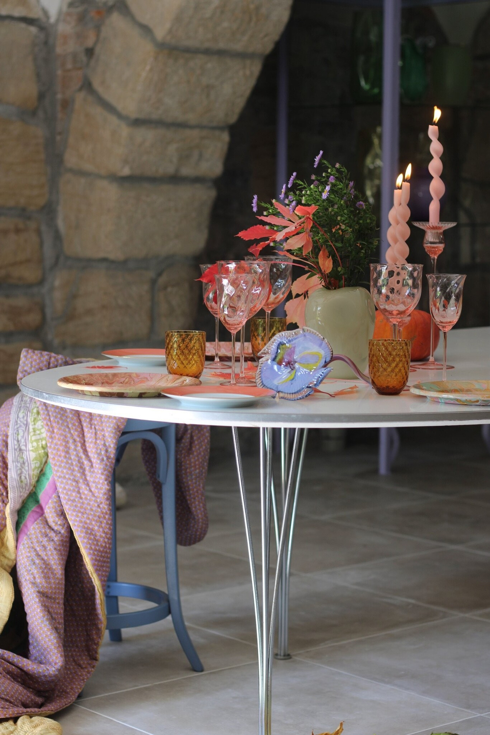 Бокал для красного вина 490мл Anna Von Lipa Лиму розовый