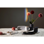 Шкатулка для украшений marm, D10,5 см, белый мрамор