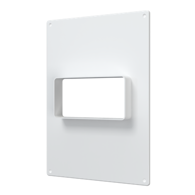 Площадка торцевая ПТГ фланец 120х60 горизонтальная 180х250 пластик ERA