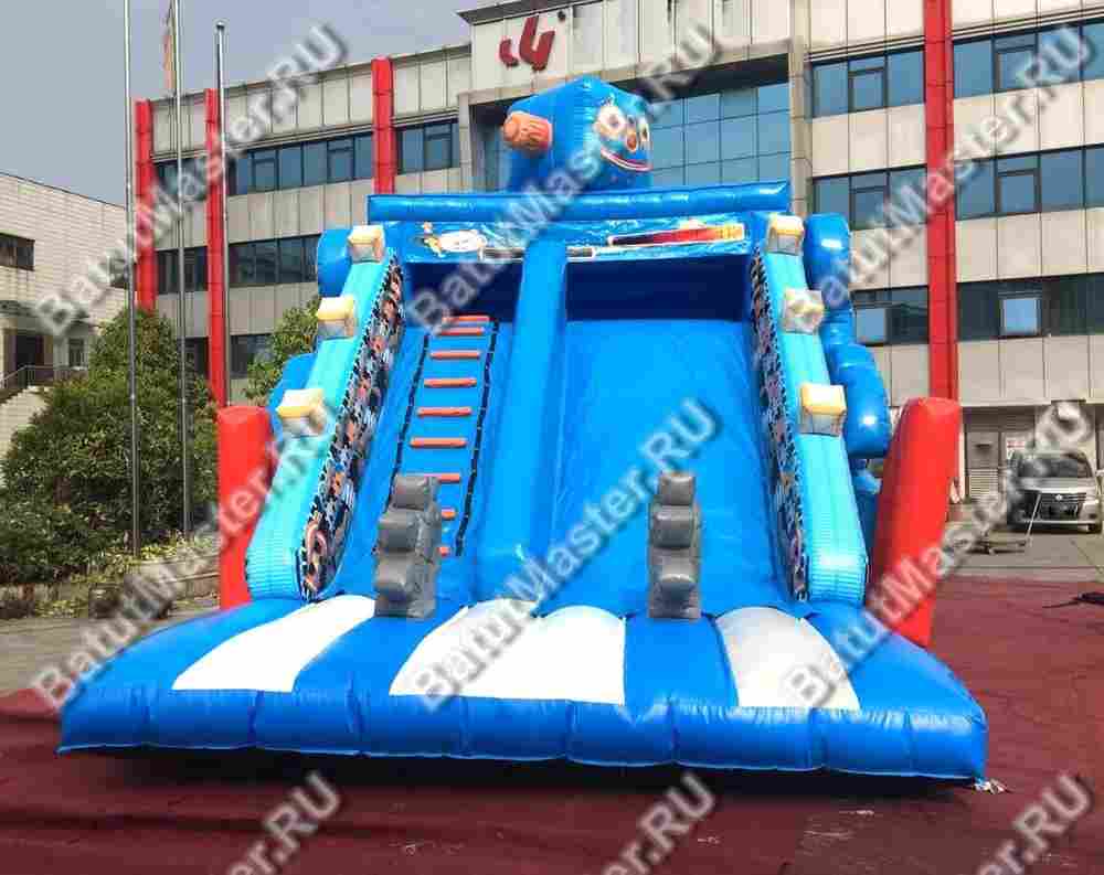 Надувная горка "Весёлый робот" 8*6*7 м