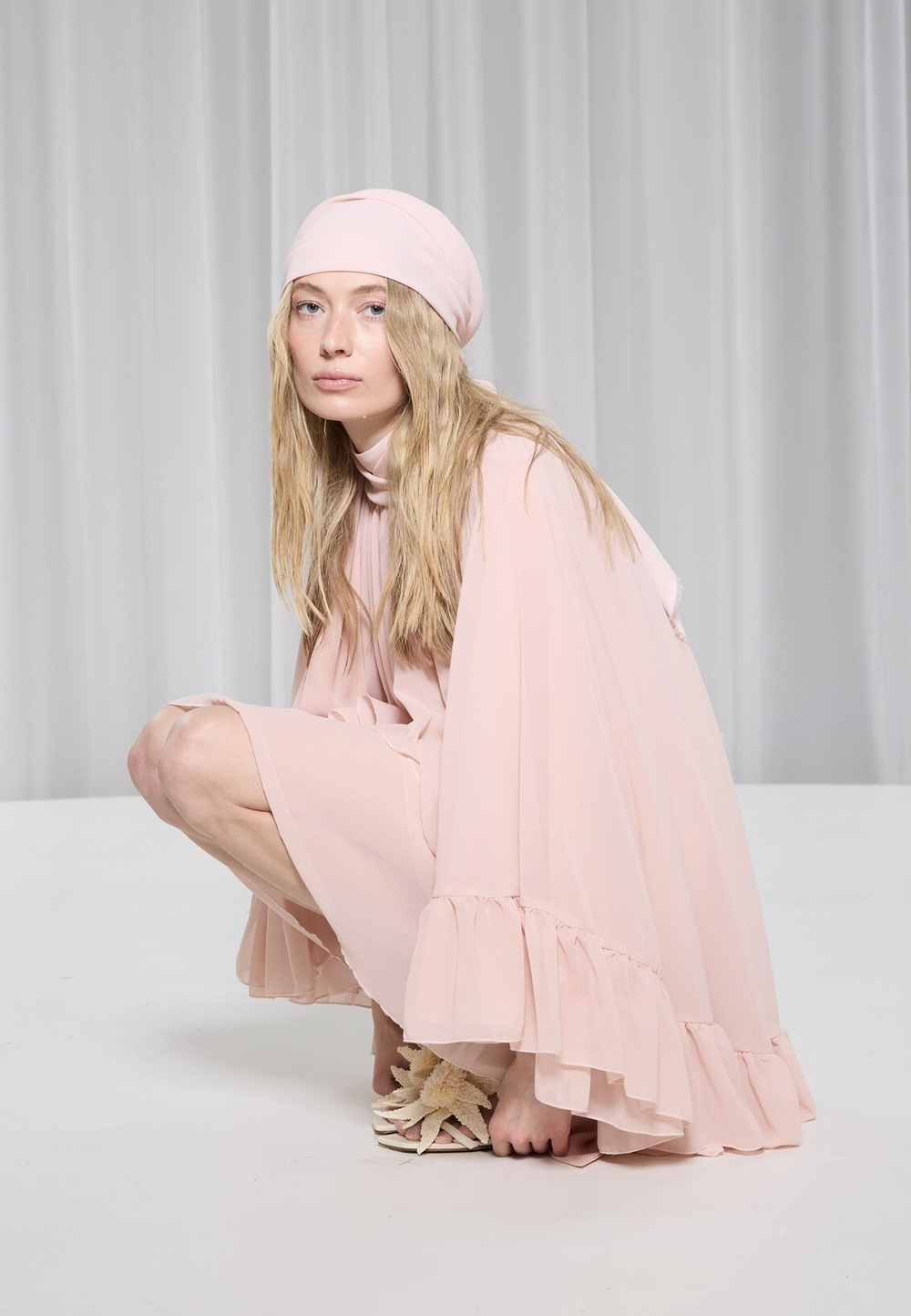 Платье из шифона