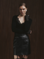 Лонгслив `Муза`, цвет чёрный