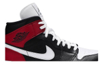 Кроссовки Jordan Air Jordan 1 Mid "Noble Red" (Женская размерная сетка)