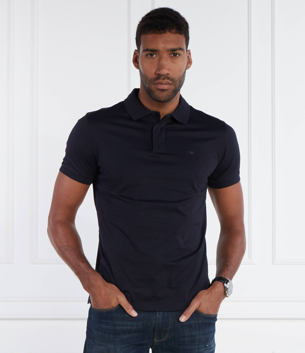 Поло Emporio Armani - темно-синий(EM000080 AF10094)