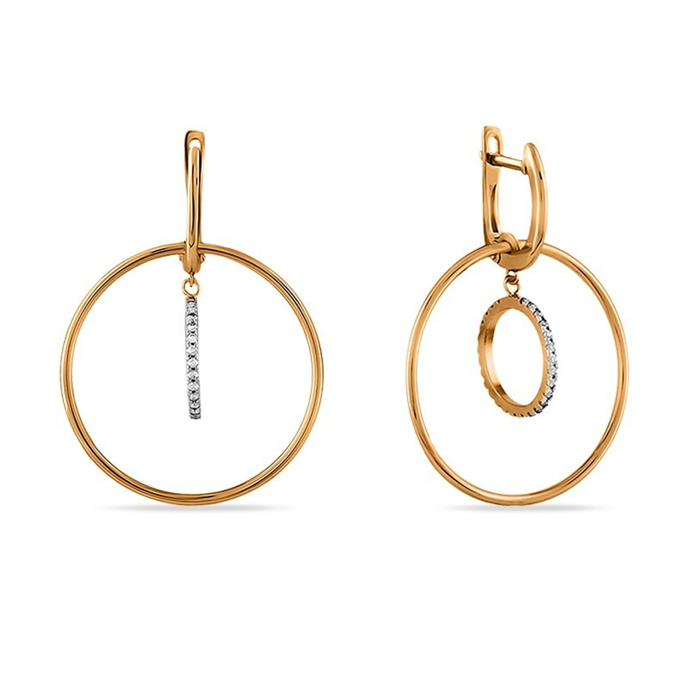 Серьги из золота 585 пробы