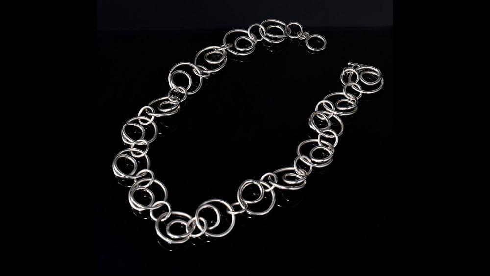 Колье цепь " Blooming №2"