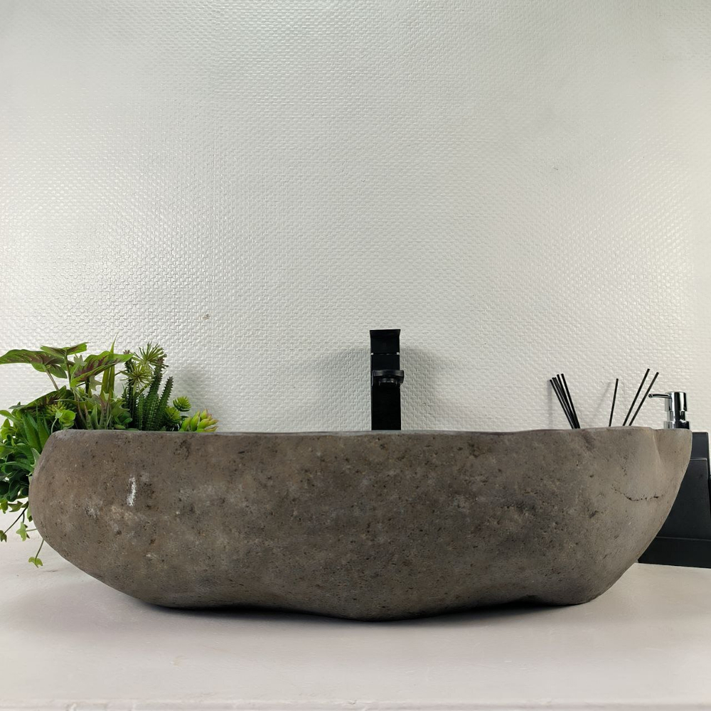 Раковина из речного камня RS-65032 63*47*16 0856