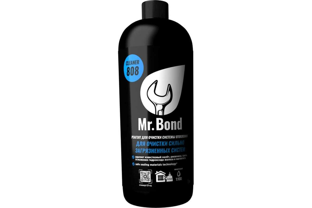 Реагент для очистки сильно загрезненных систем отпления Mr.Bond  808 0207