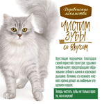 Подушечки с кремом из лосося Деревенские лакомства 0,03кг Чистим зубы для кошек набор из 10 упаковок