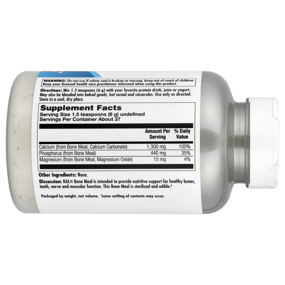 KAL, порошок из костной муки, 227 г (8 унций)