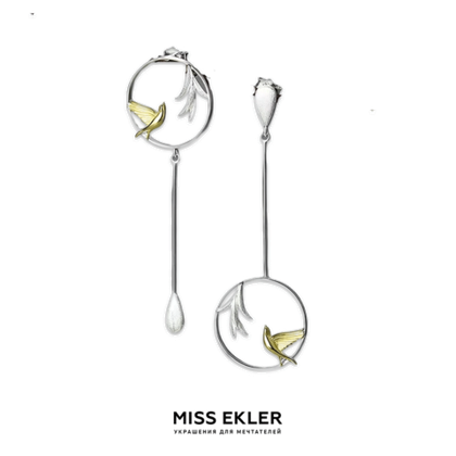Серьги "Взлетай выше"