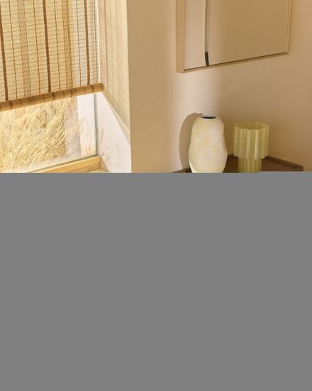 Керамическая ваза Medira цвета экрю и желтого, 32,5 см